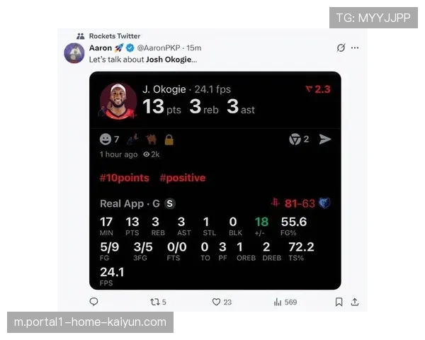 奥科吉防守贡献评估：火箭体系中的外线压迫与活力价值
